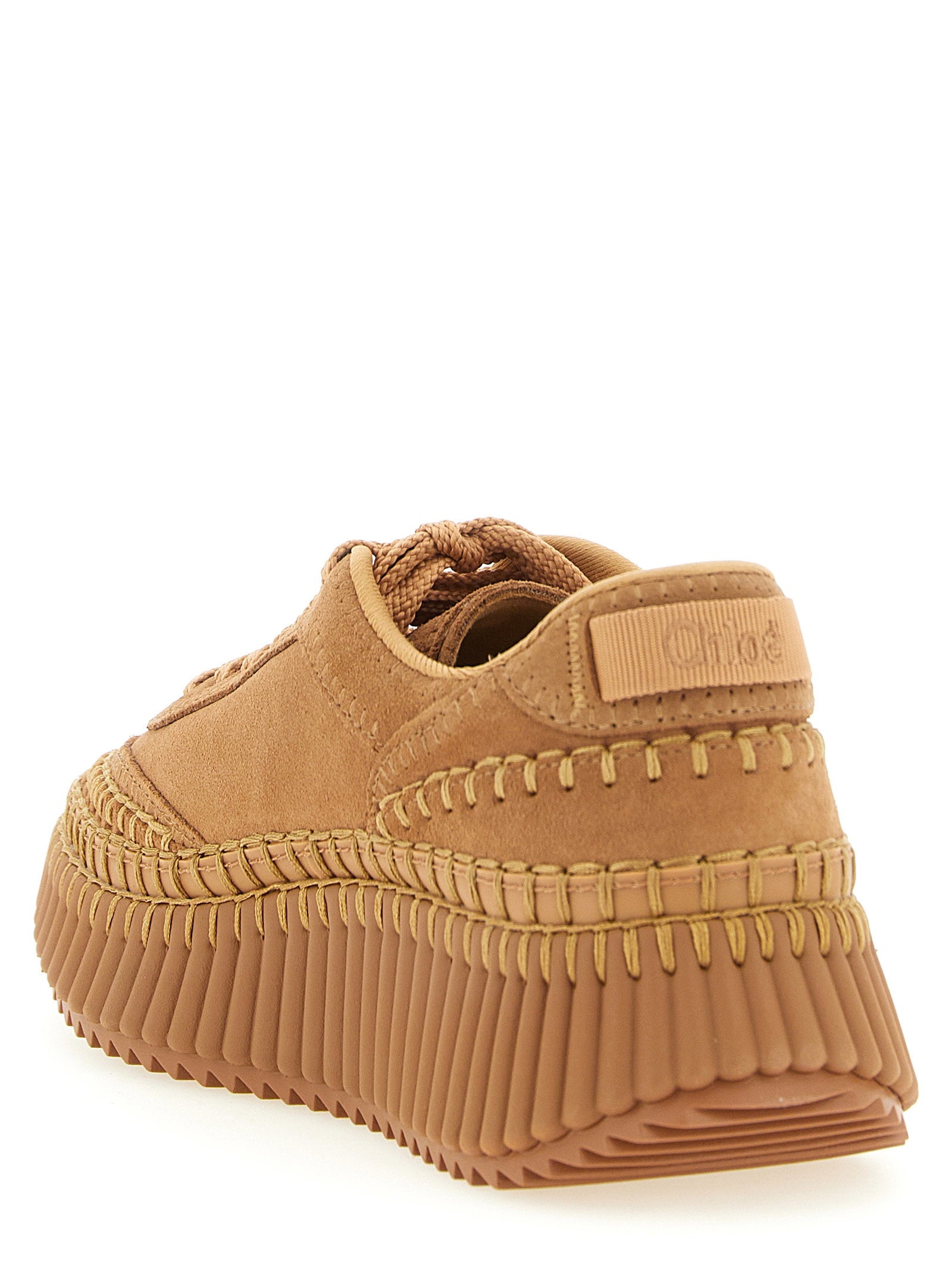 Chloé Chloé Nama Wedge Sneakers