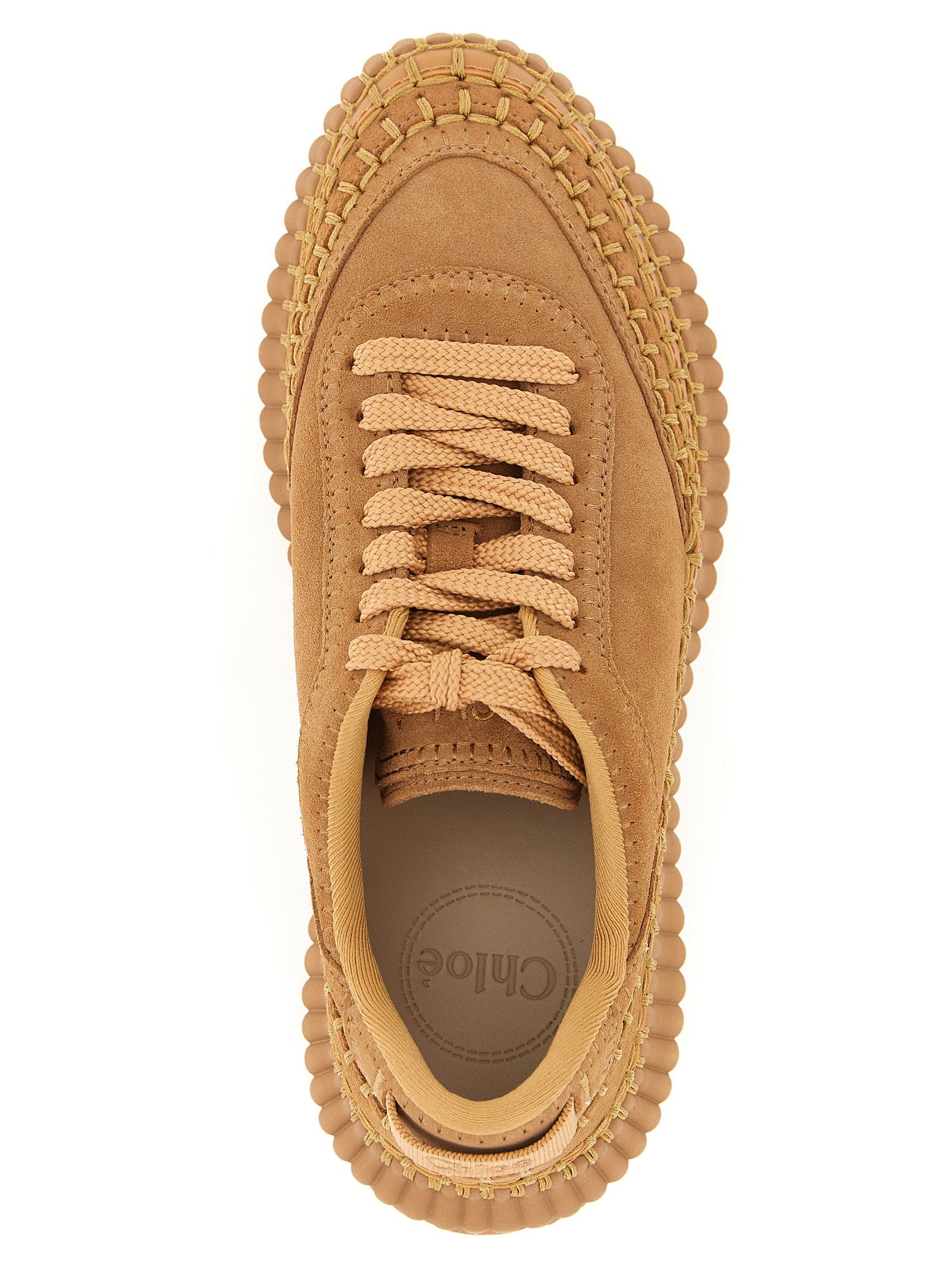 Chloé Chloé Nama Wedge Sneakers