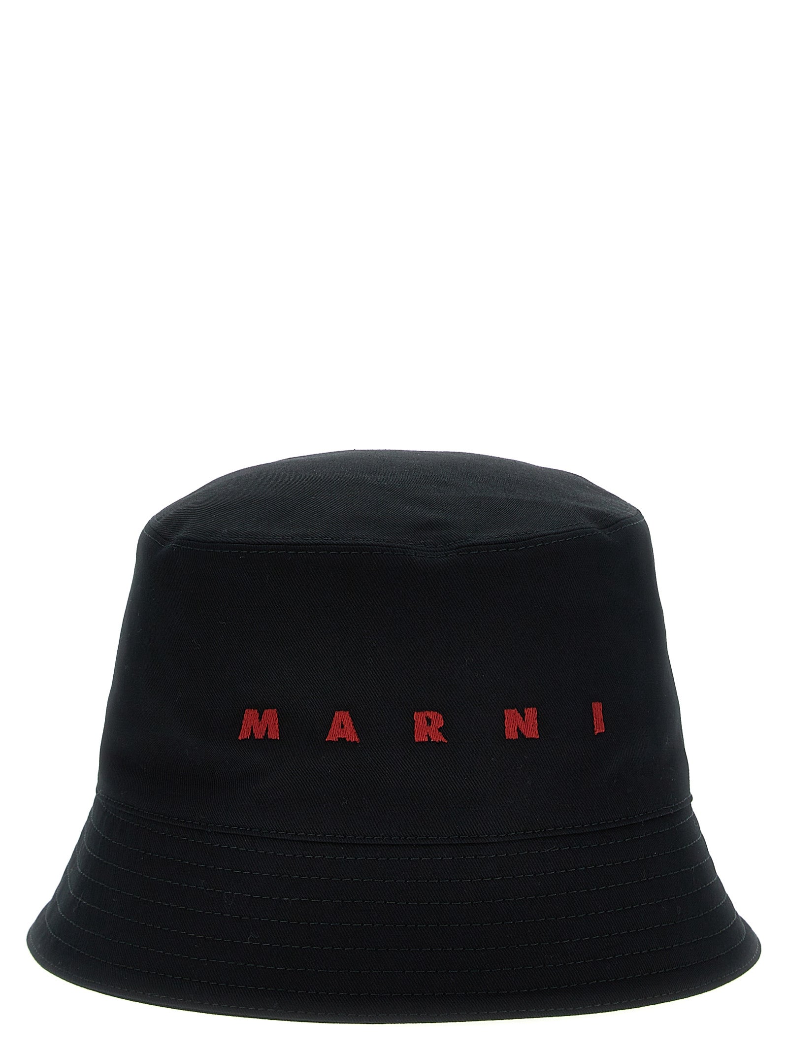 Marni Marni Logo Embroidery Bucket Hat