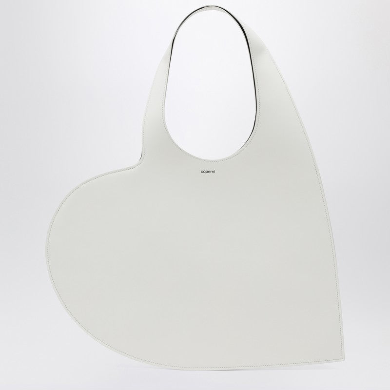 Coperni Coperni White leather Heart tote bag