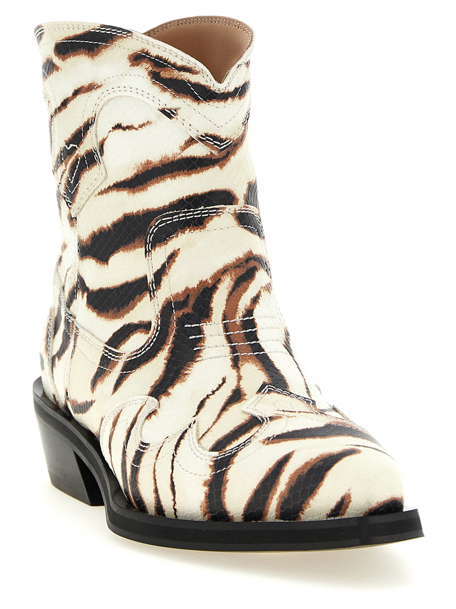 Ganni Ganni Western Ankle Boots