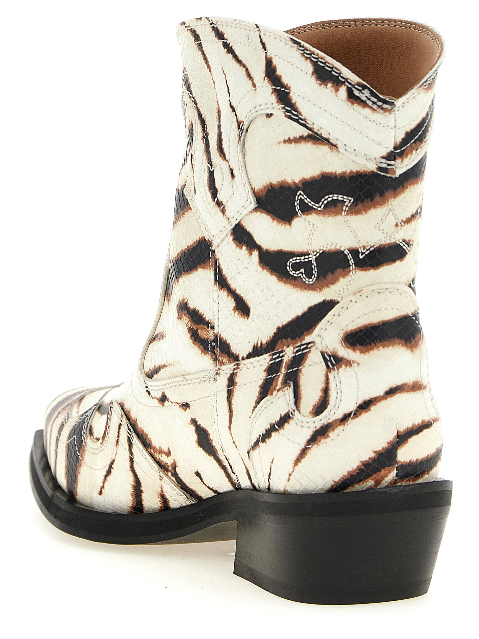 Ganni Ganni Western Ankle Boots