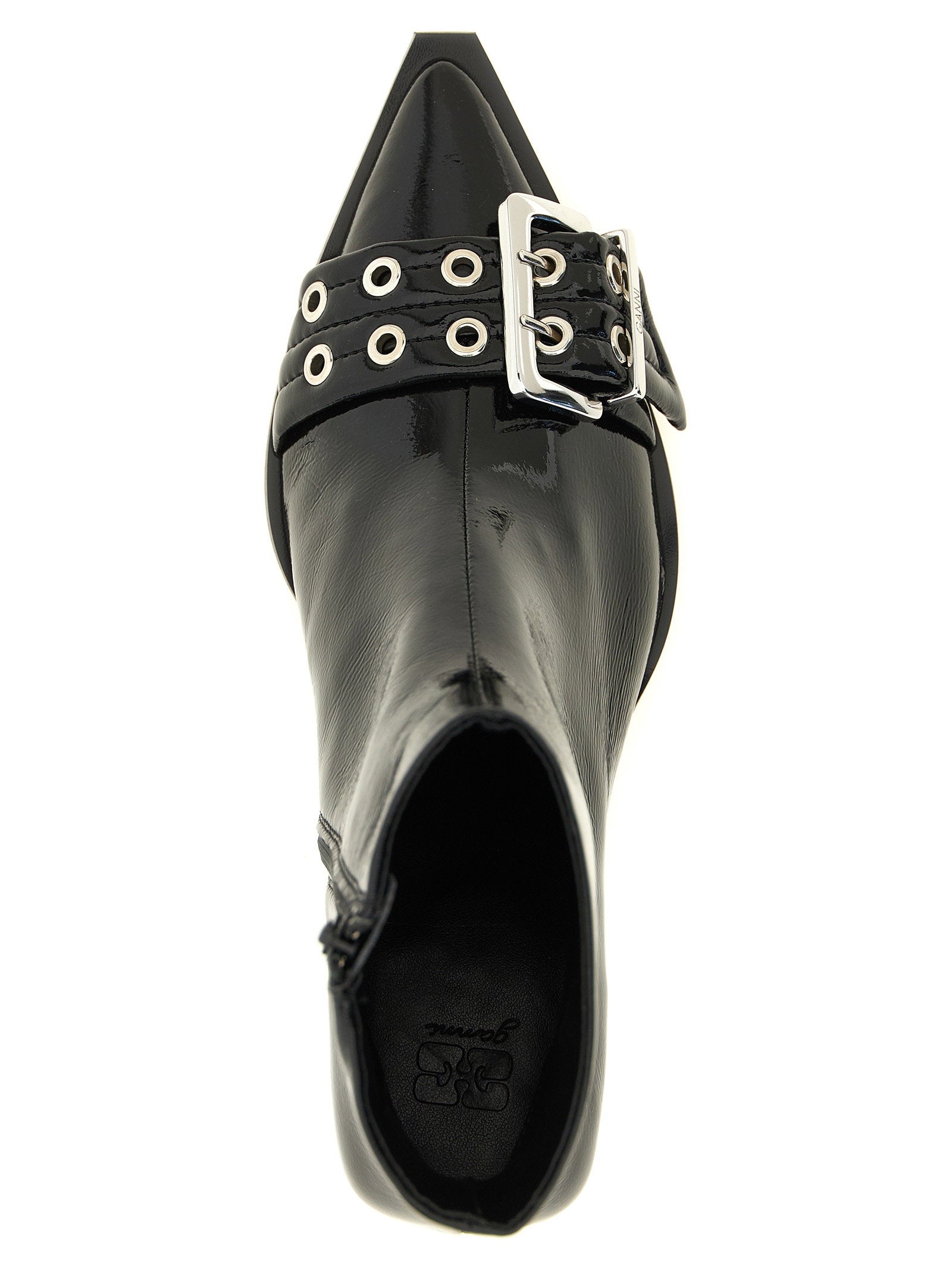 Ganni Ganni Buckle Ankle Boots