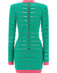 Balmain Balmain Two-tone Knit Dress