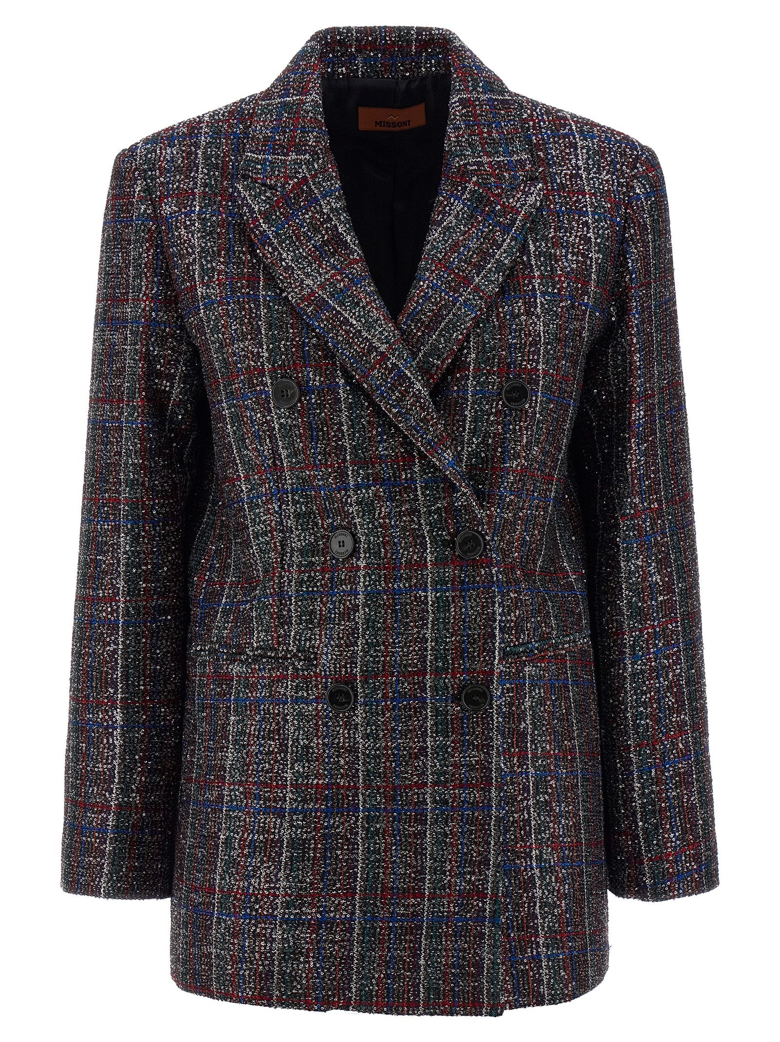 Missoni Missoni Sequin Tartan Blazer