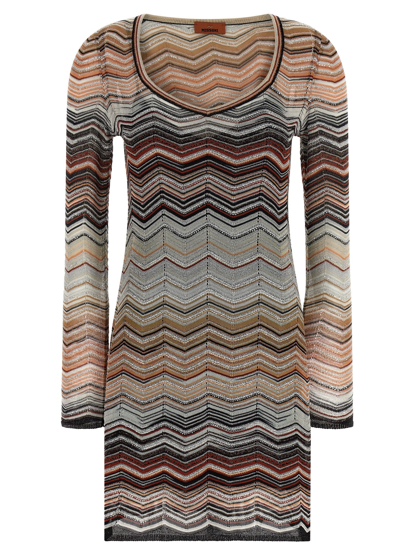 Missoni Missoni Chevron Lamé Dress