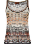 Missoni Missoni Tank Top Chevron Lamé