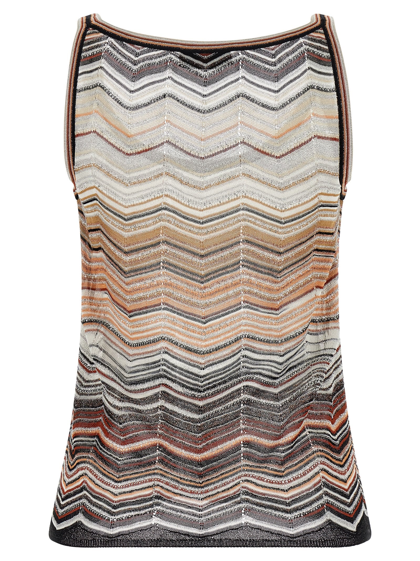Missoni Missoni Tank Top Chevron Lamé