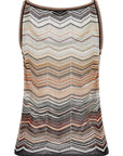 Missoni Missoni Tank Top Chevron Lamé