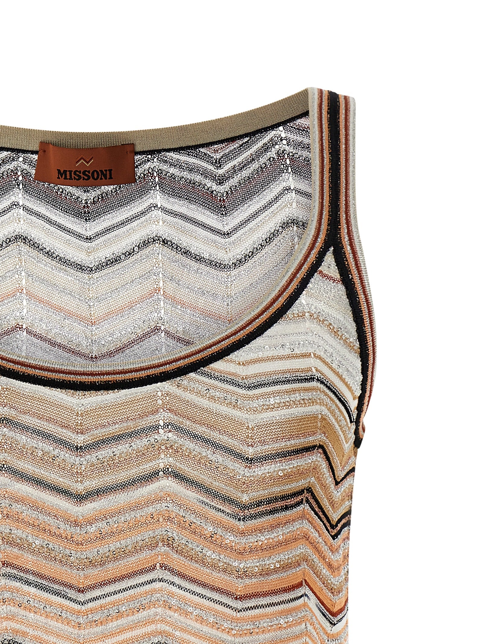 Missoni Missoni Tank Top Chevron Lamé