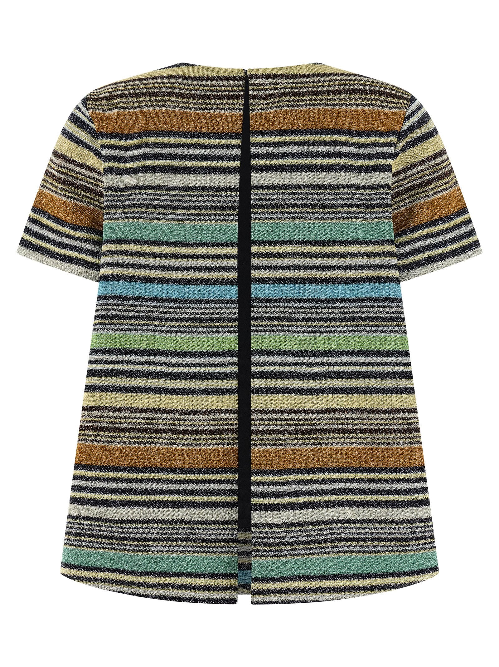 Missoni Missoni Lamé Stripes T-shirt
