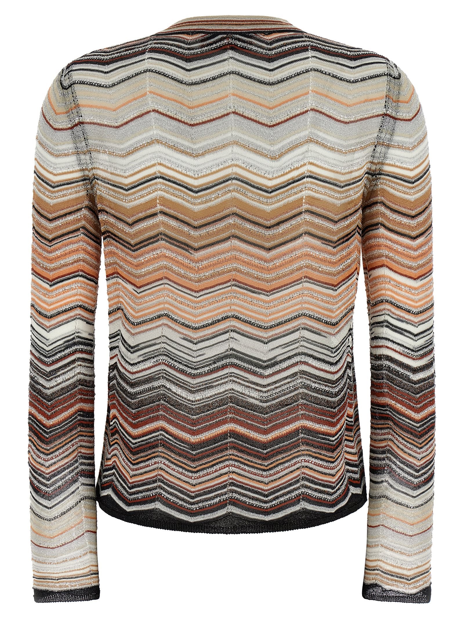 Missoni Missoni Chevron Lamé Cardigan