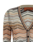 Missoni Missoni Chevron Lamé Cardigan