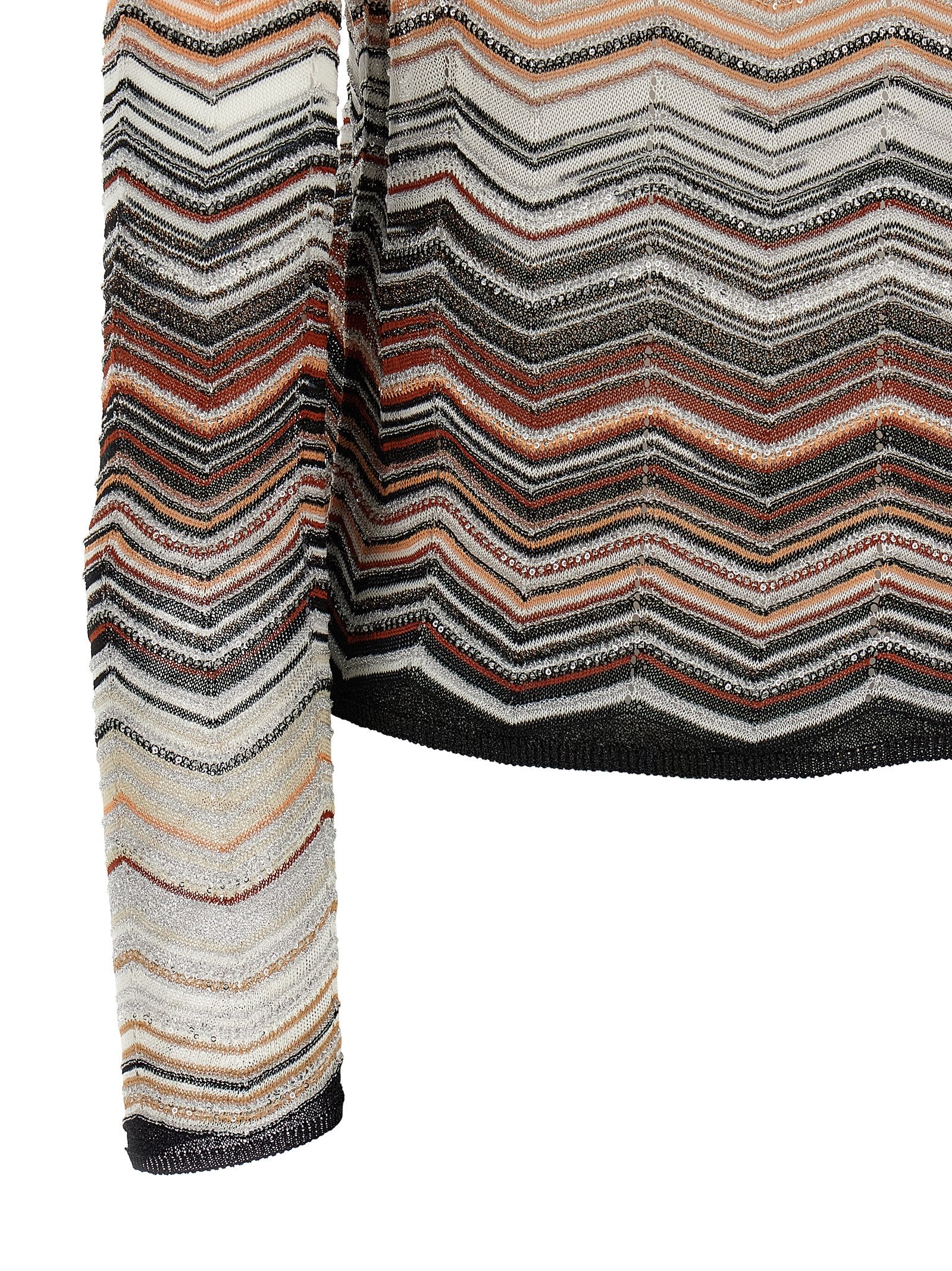 Missoni Missoni Chevron Lamé Cardigan