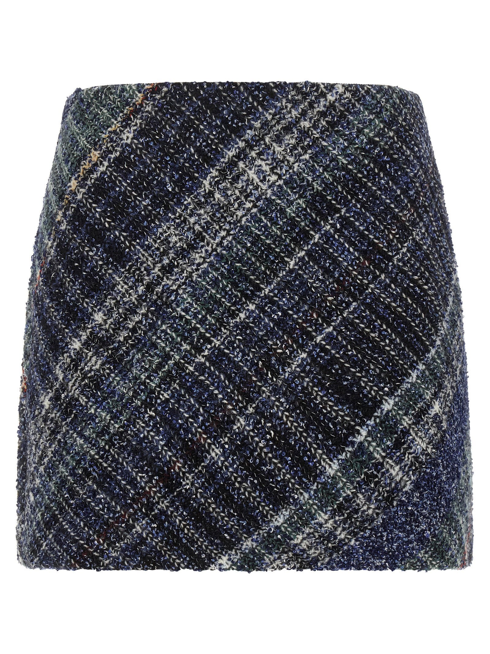 Missoni Missoni Check Wool Skirt