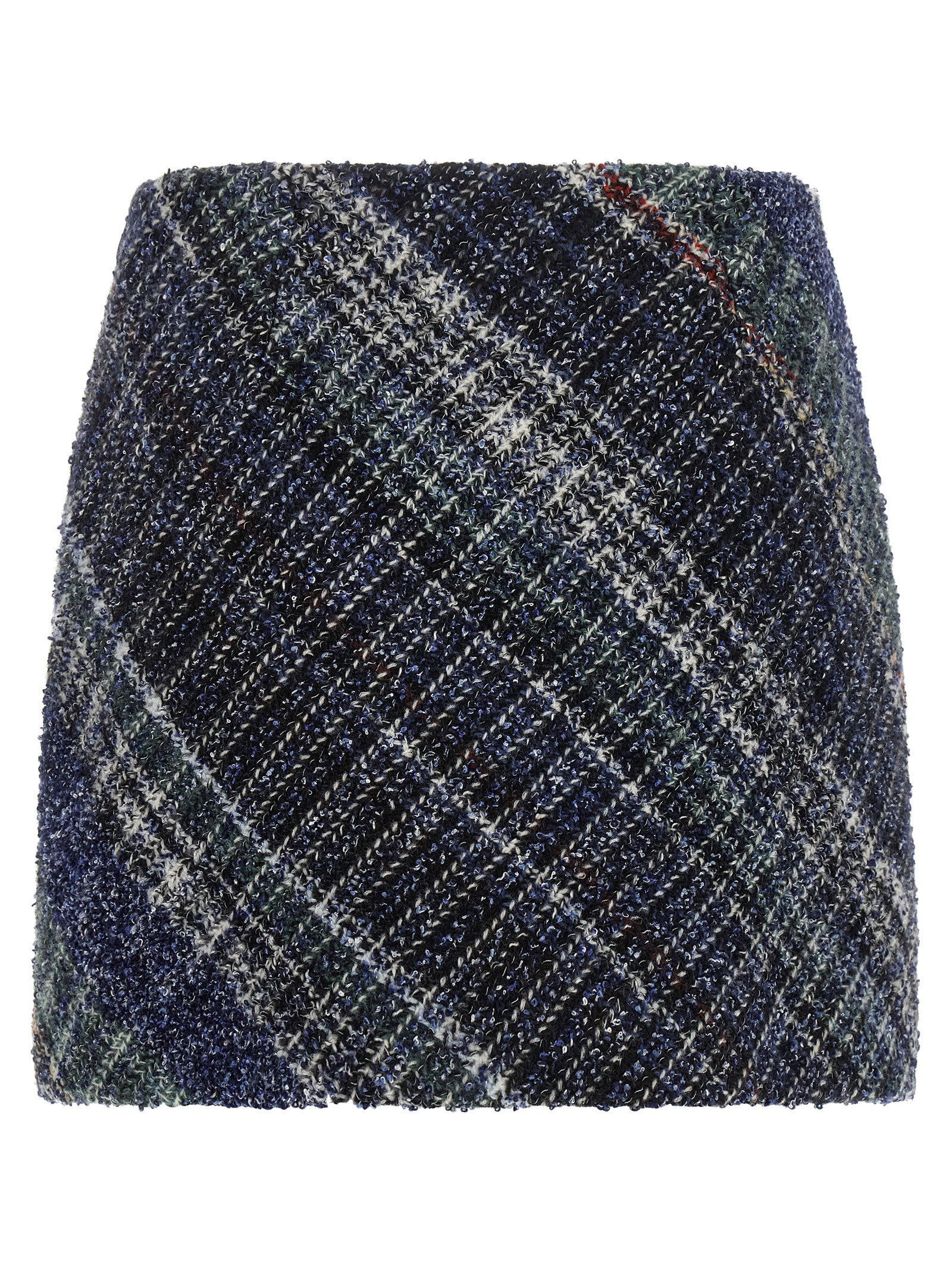Missoni Missoni Check Wool Skirt