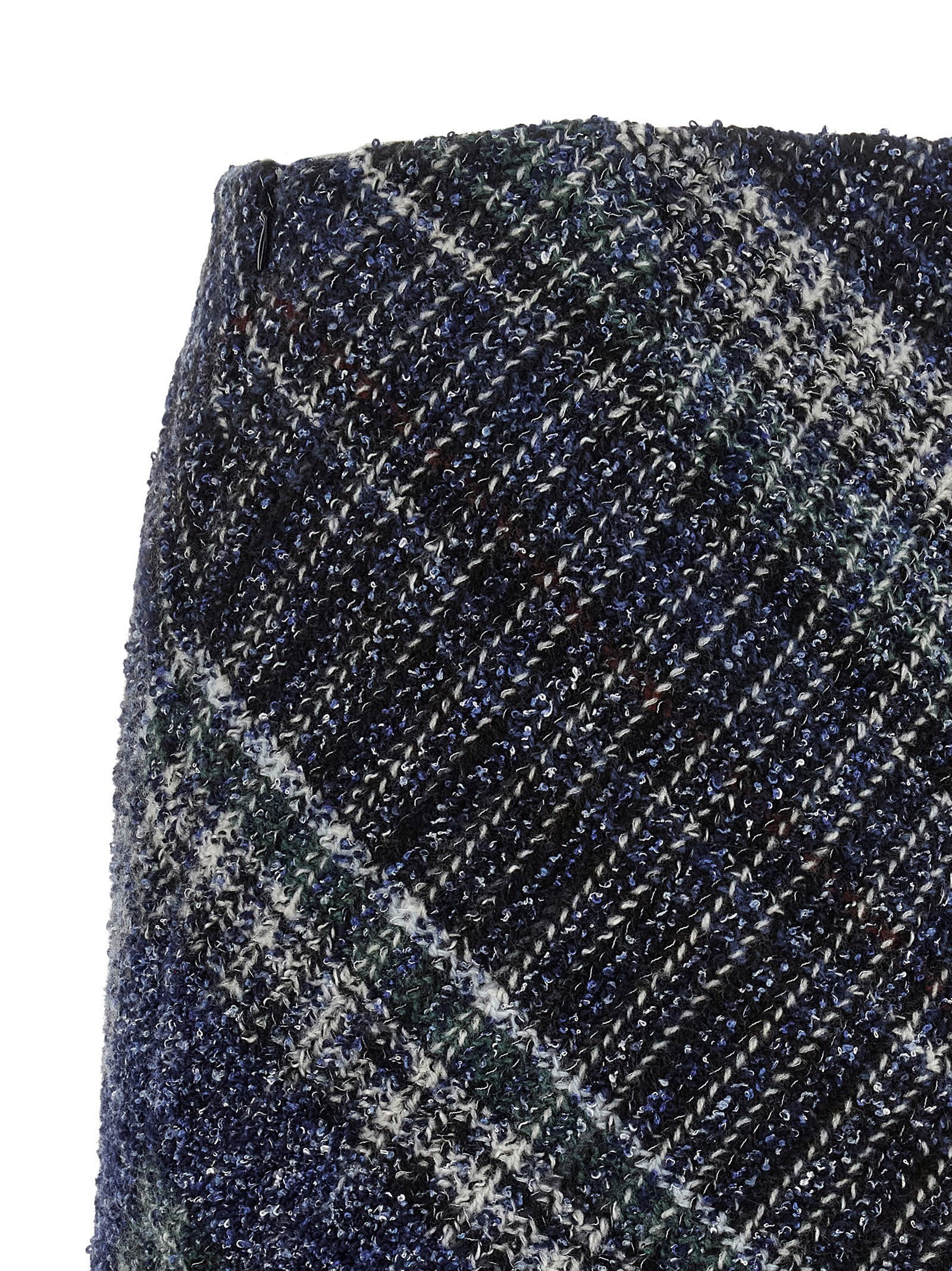 Missoni Missoni Check Wool Skirt