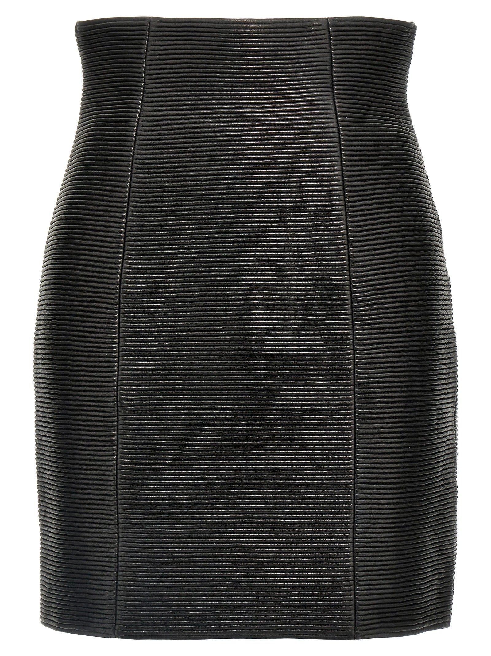 Balmain Balmain Hw Rolled Skirt