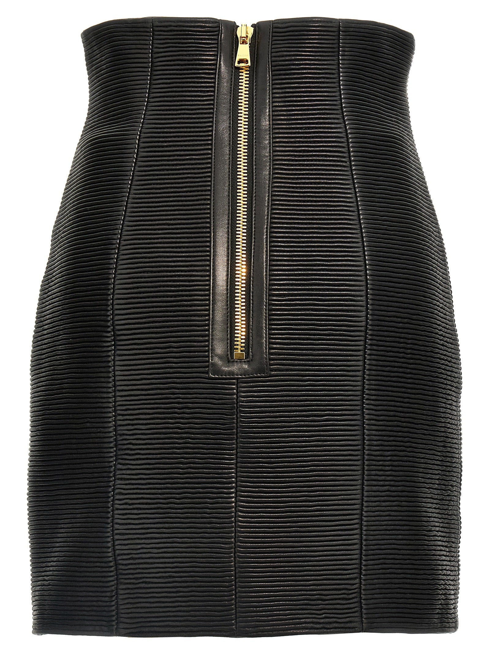 Balmain Balmain Hw Rolled Skirt