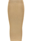 Balmain Balmain Ribbed Midi Skirt