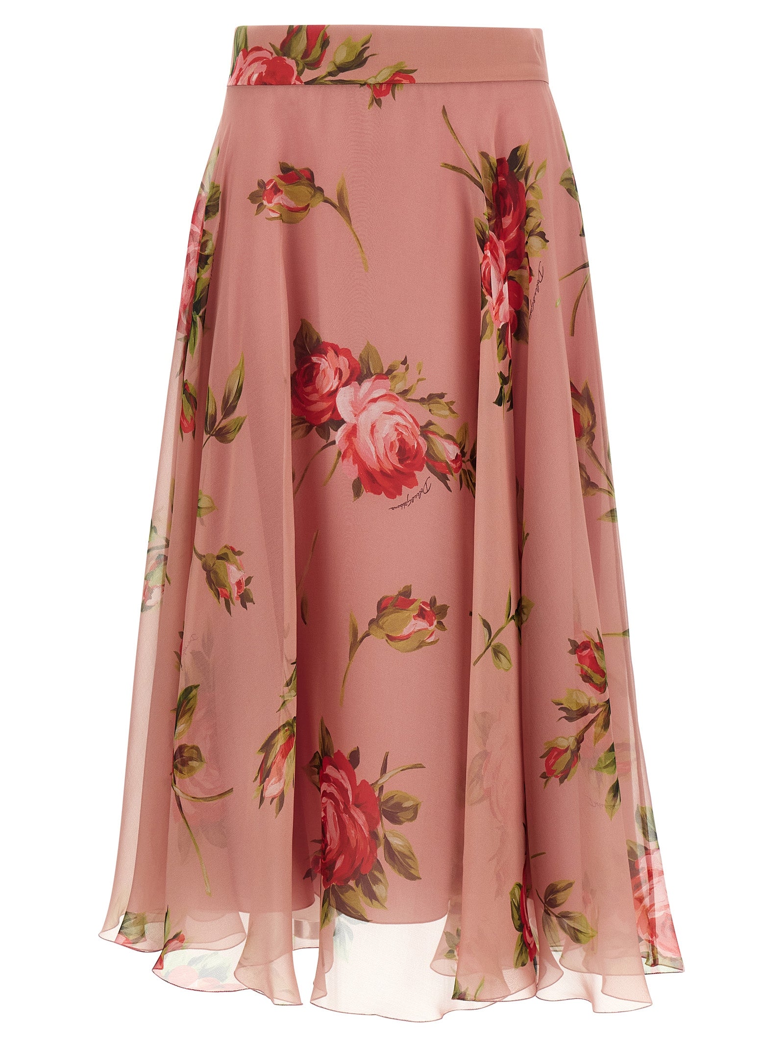 Dolce &amp; Gabbana Dolce &amp; Gabbana Bouquet Rose Skirt