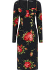 Dolce & Gabbana Dolce & Gabbana Bouquet Rose Dress