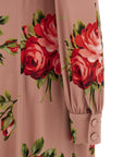 Dolce & Gabbana Dolce & Gabbana Bouquet Rose Dress
