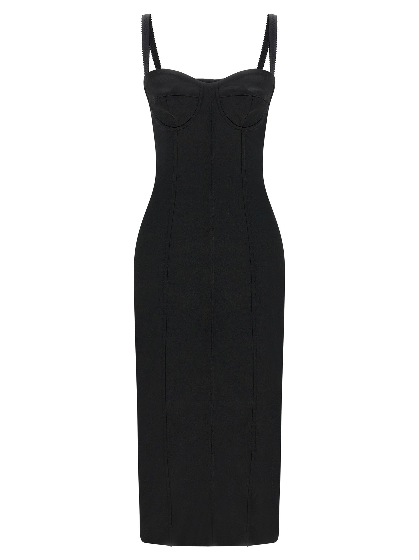 Dolce &amp; Gabbana Dolce &amp; Gabbana Black Sicily Bra Corset Dress