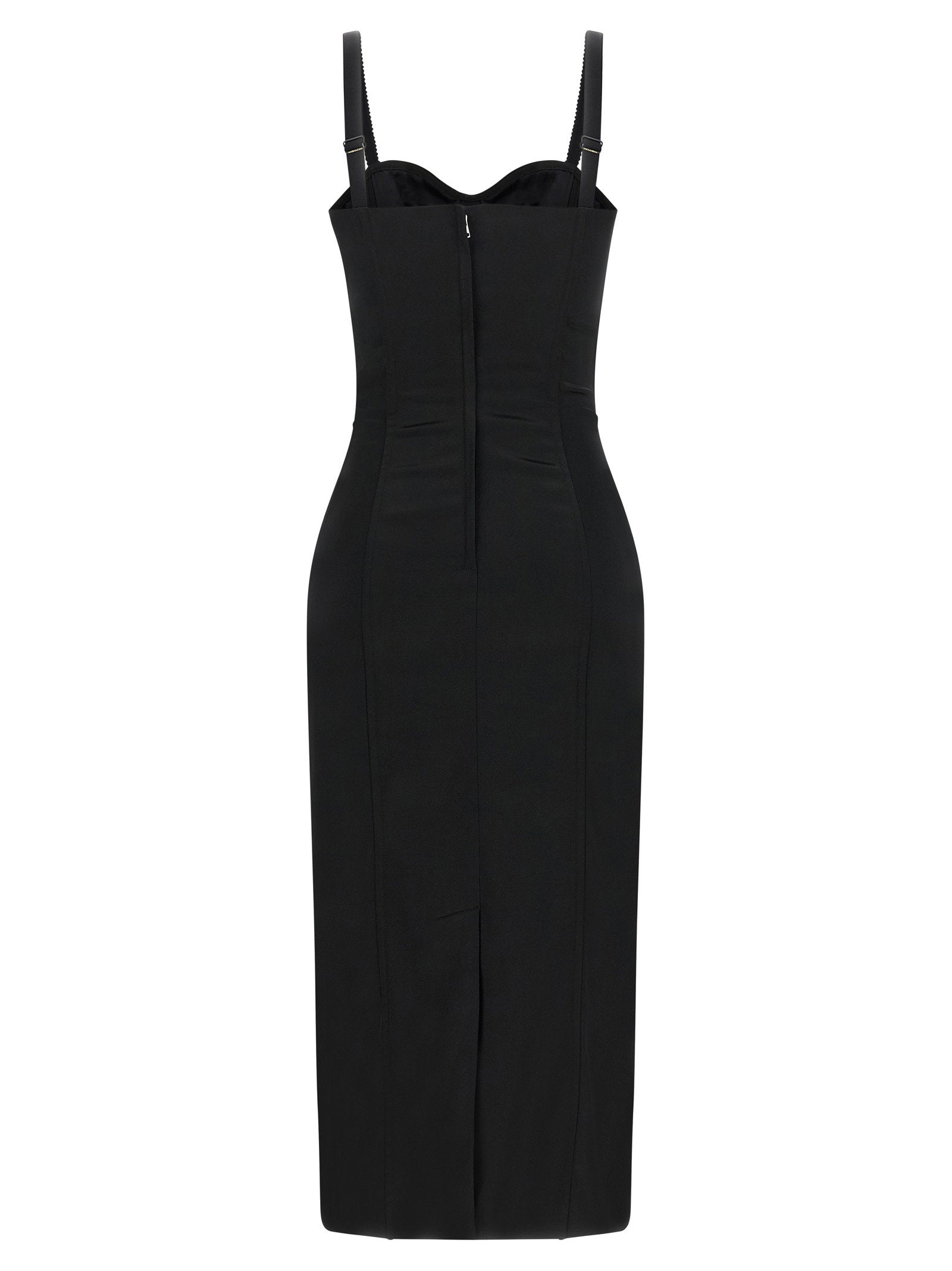 Dolce &amp; Gabbana Dolce &amp; Gabbana Black Sicily Bra Corset Dress