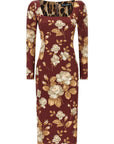 Dolce & Gabbana Dolce & Gabbana Rose Print Dress