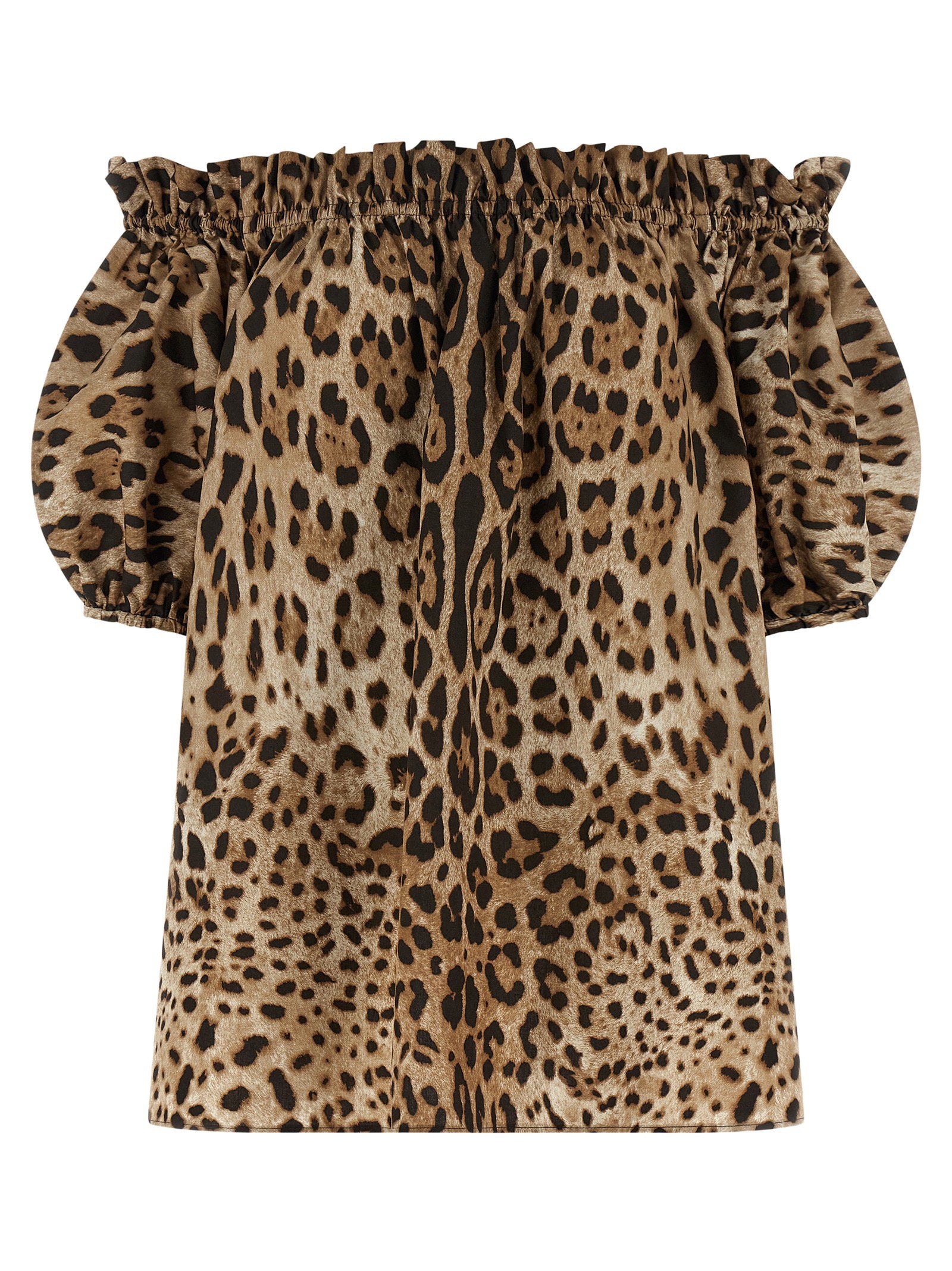Dolce &amp; Gabbana Dolce &amp; Gabbana Animal Print Cotton Top