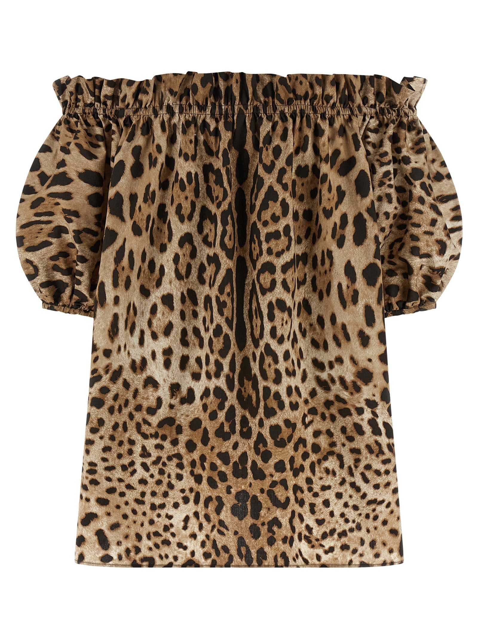 Dolce &amp; Gabbana Dolce &amp; Gabbana Animal Print Cotton Top