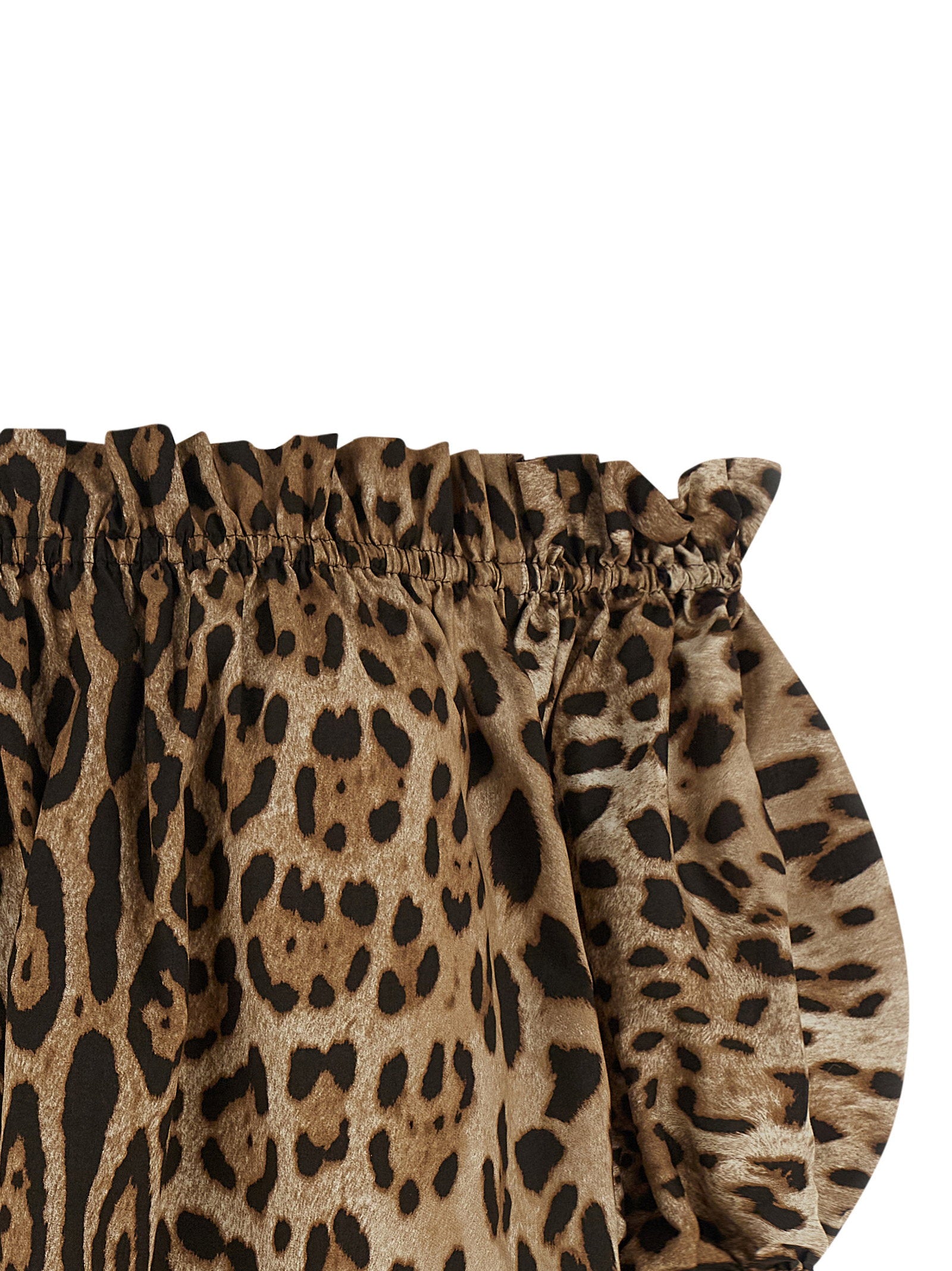 Dolce &amp; Gabbana Dolce &amp; Gabbana Animal Print Cotton Top