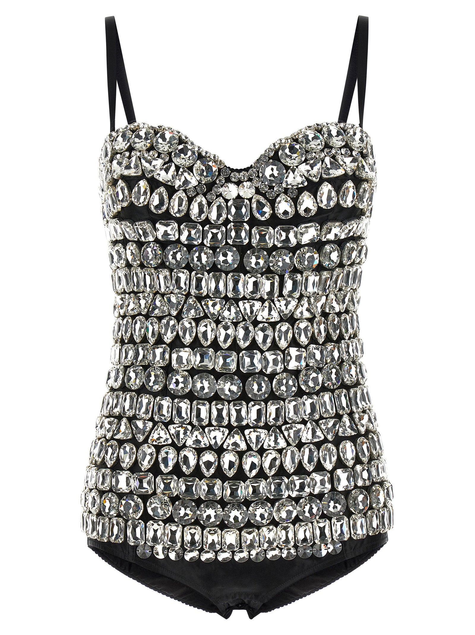 Dolce &amp; Gabbana Dolce &amp; Gabbana Crystal Bodysuit