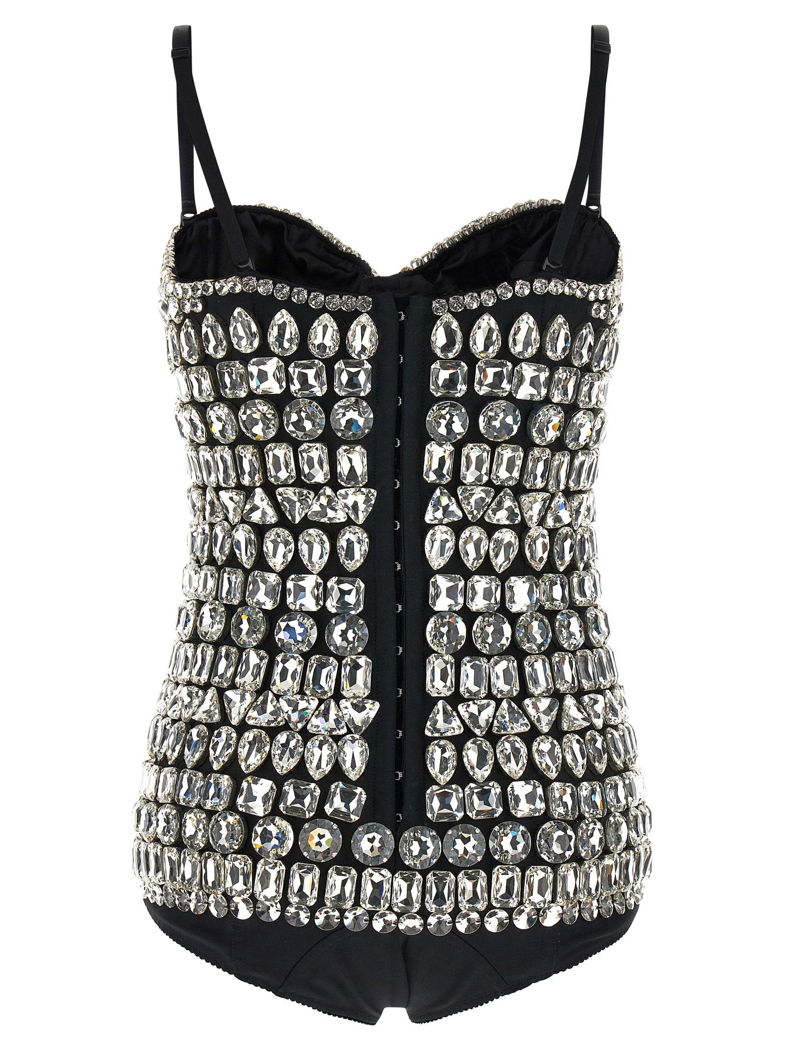 Dolce &amp; Gabbana Dolce &amp; Gabbana Crystal Bodysuit