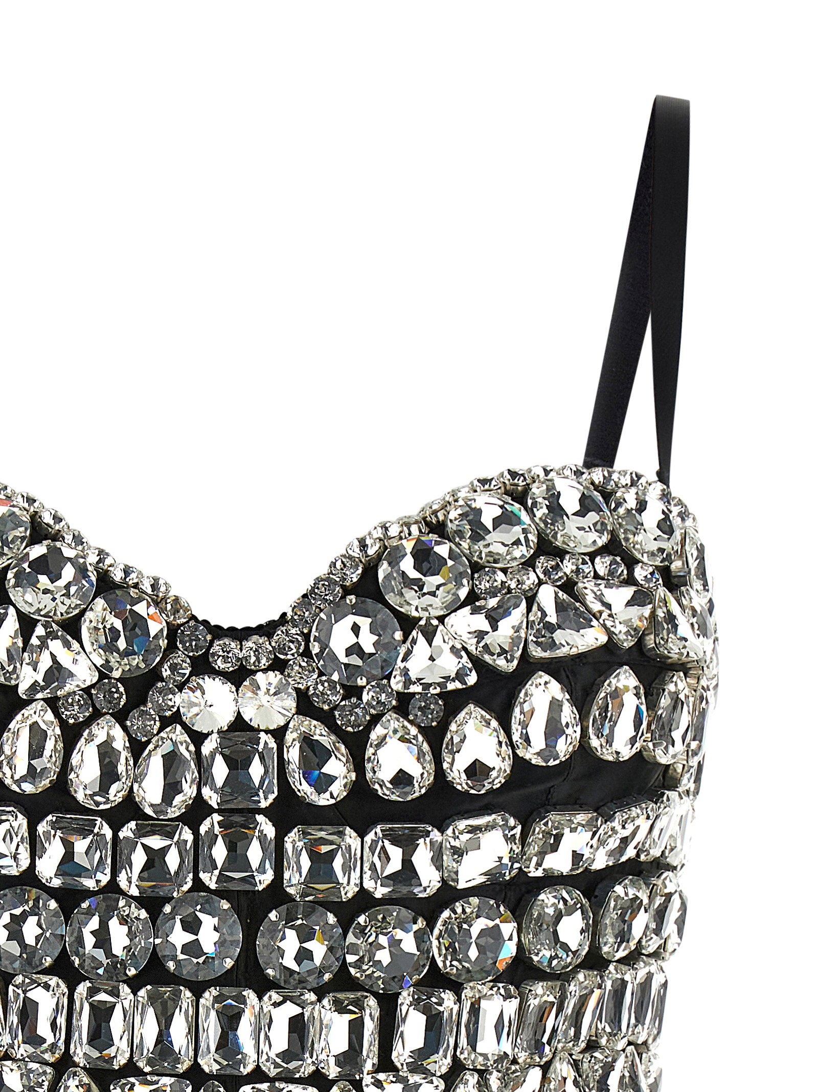 Dolce &amp; Gabbana Dolce &amp; Gabbana Crystal Bodysuit