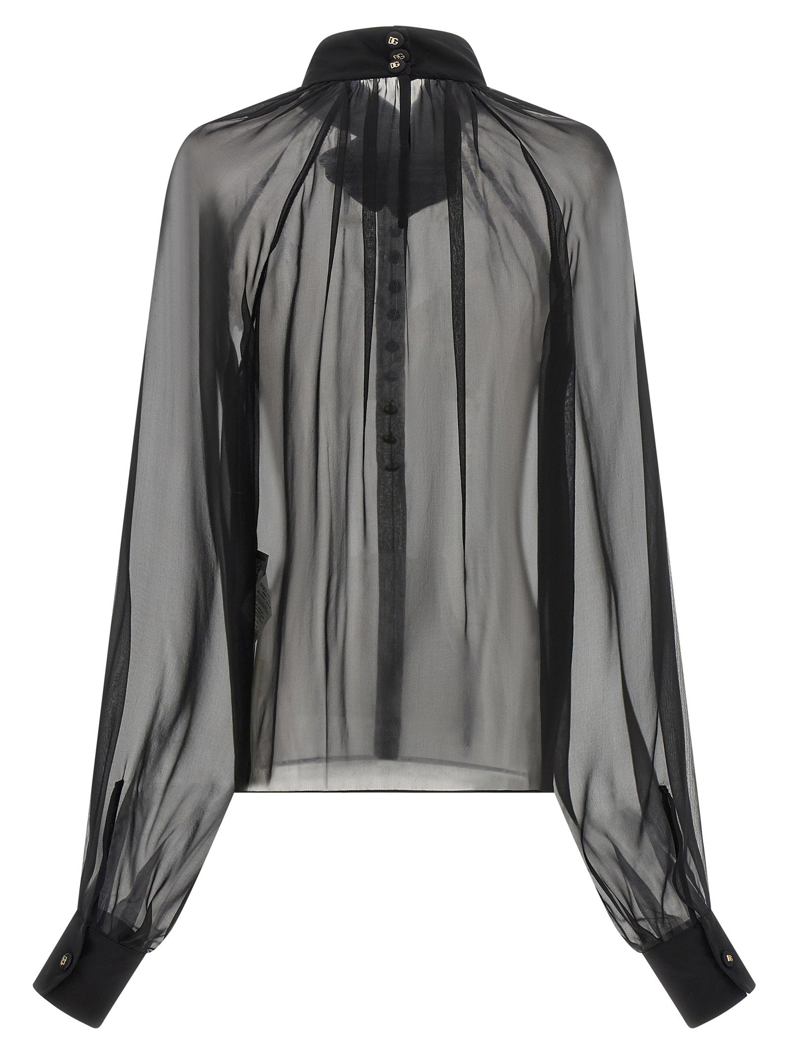Dolce &amp; Gabbana Dolce &amp; Gabbana Chiffon Blouse With Flower