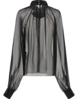 Dolce & Gabbana Dolce & Gabbana Chiffon Blouse With Flower