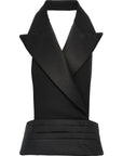 Dolce & Gabbana Dolce & Gabbana Double-breasted Bare Back Vest