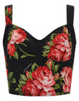 Dolce & Gabbana Dolce & Gabbana Bouquet Rose Bustier Top