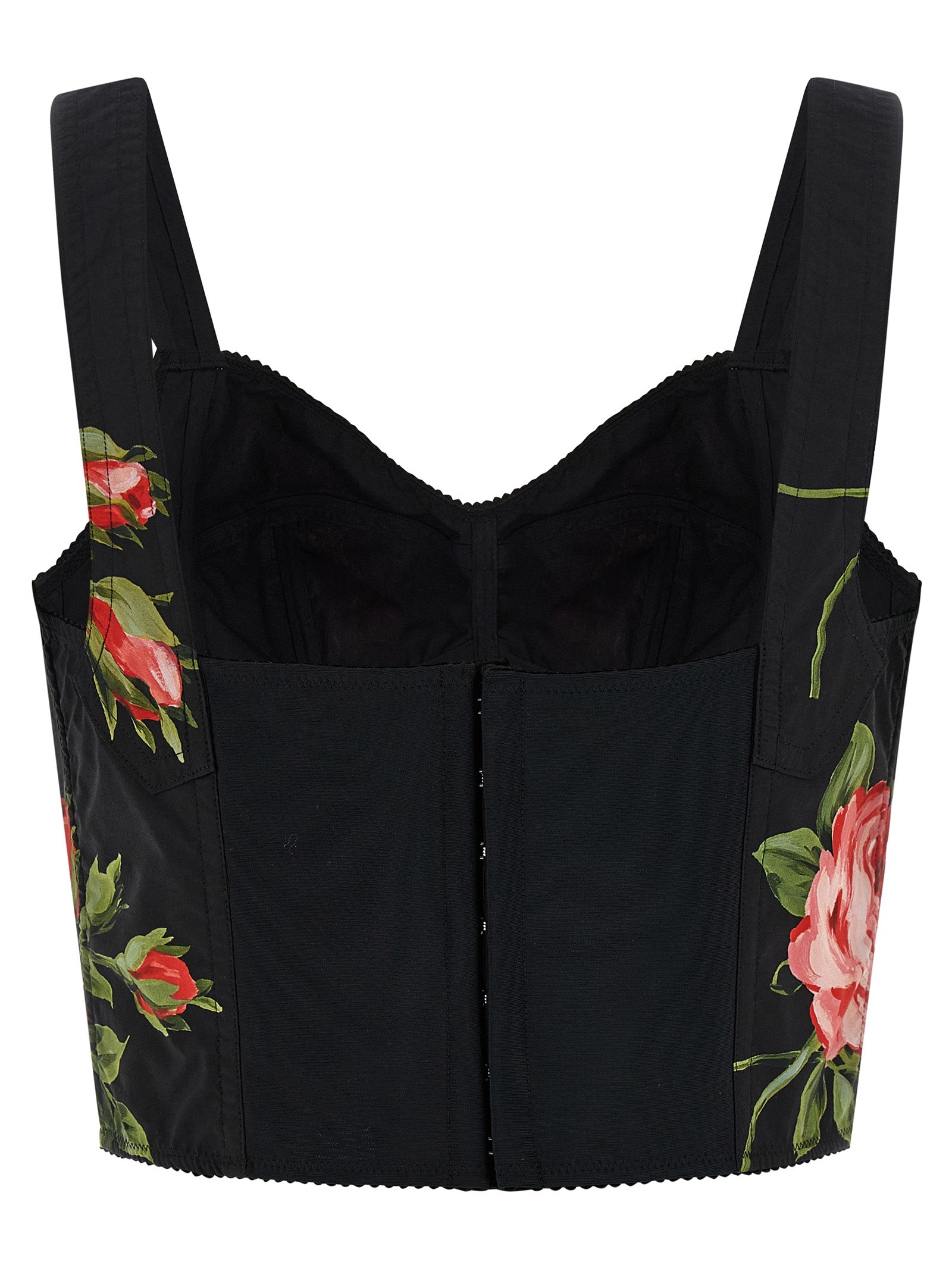 Dolce &amp; Gabbana Dolce &amp; Gabbana Bouquet Rose Bustier Top