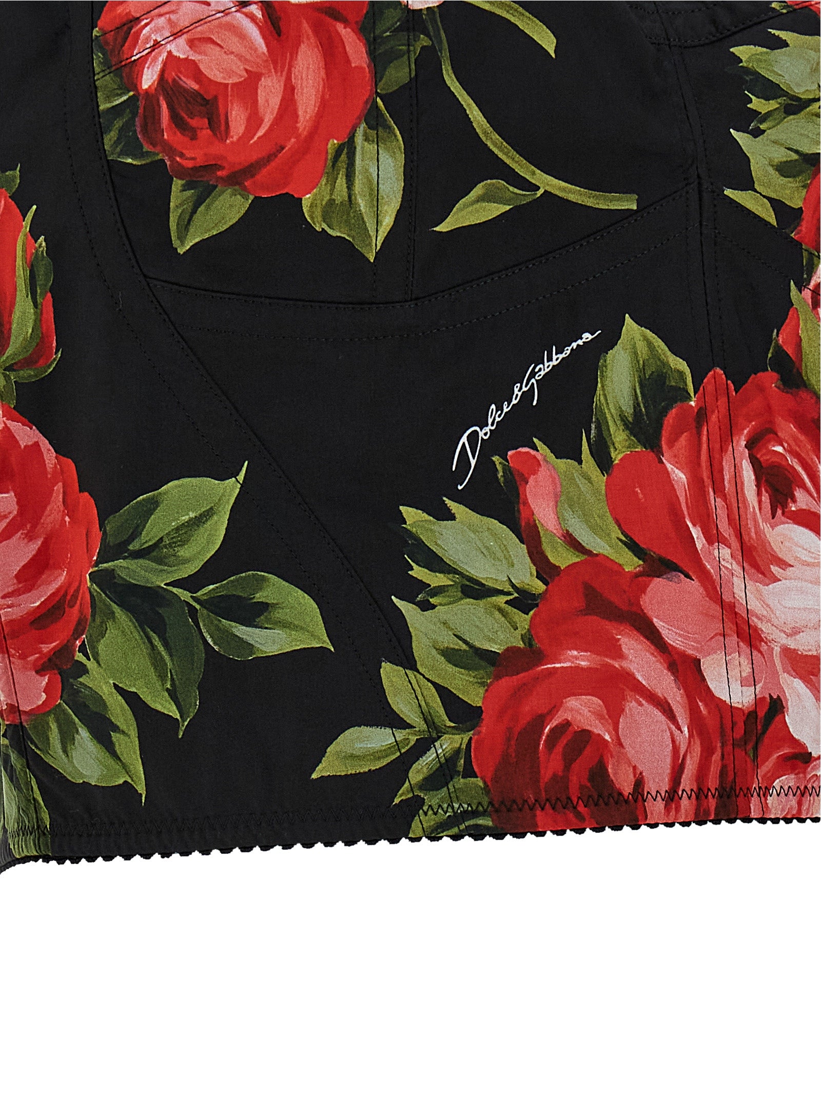 Dolce &amp; Gabbana Dolce &amp; Gabbana Bouquet Rose Bustier Top