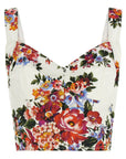 Dolce & Gabbana Dolce & Gabbana Mazzo Di Fiori Print Top