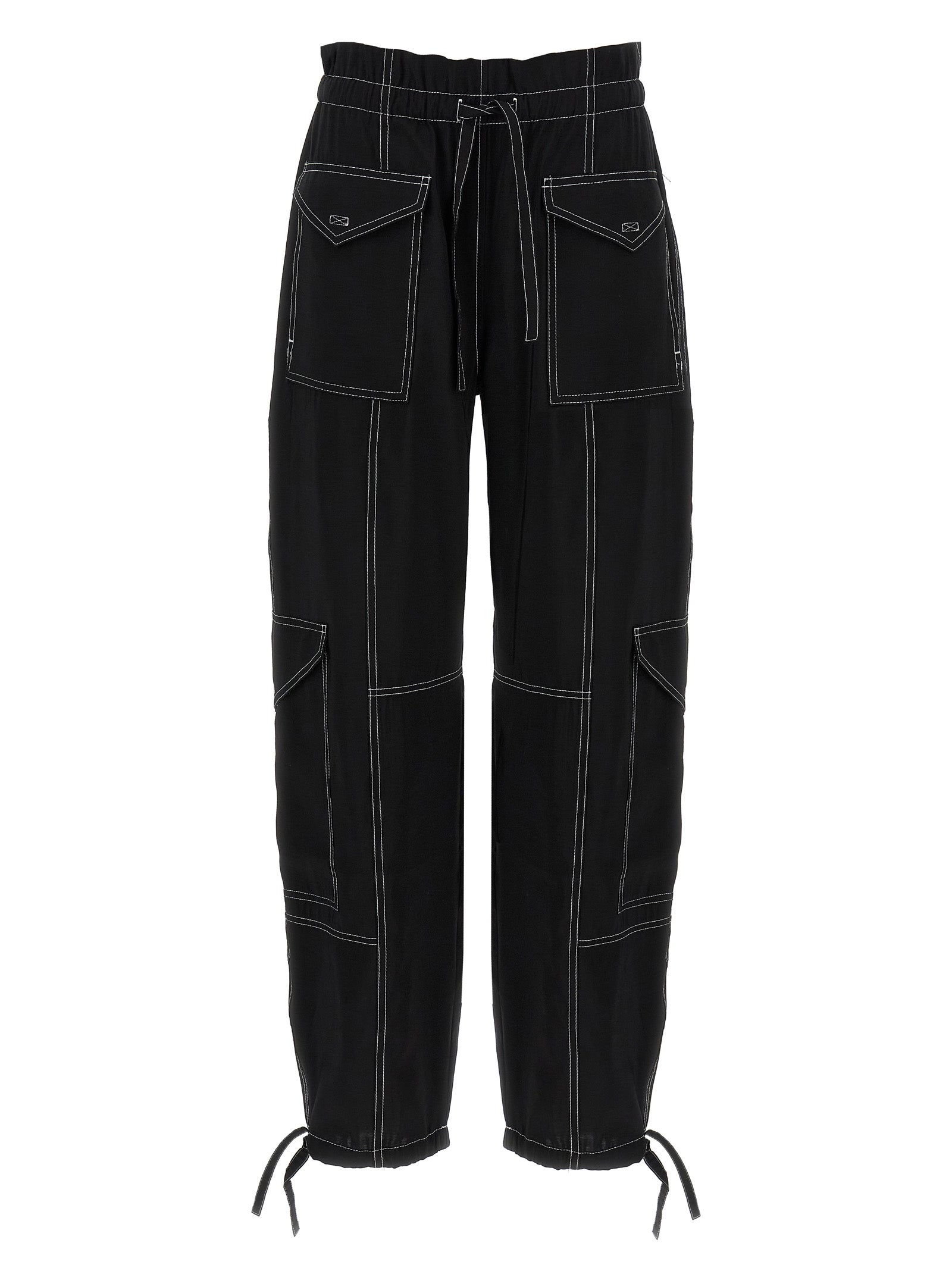 Ganni Ganni Light Slub Pocket Pants