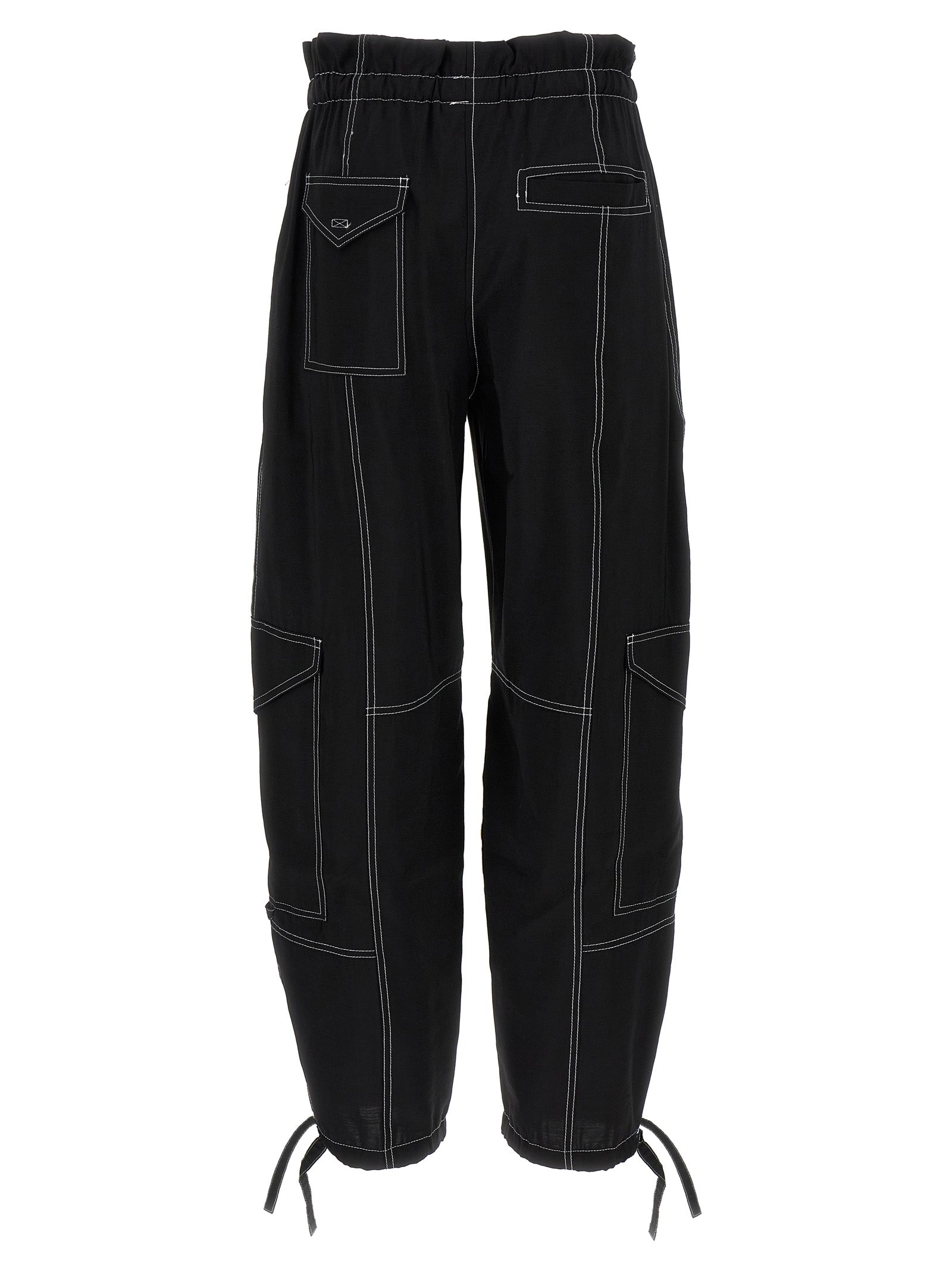 Ganni Ganni Light Slub Pocket Pants