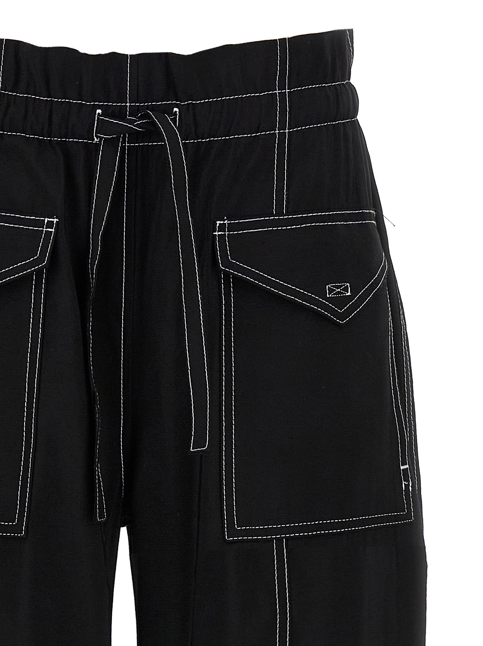 Ganni Ganni Light Slub Pocket Pants
