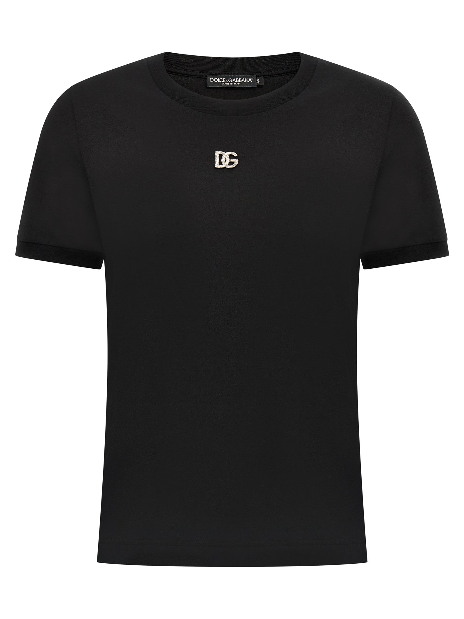 Dolce &amp; Gabbana Dolce &amp; Gabbana Rhinestone Logo T-shirt