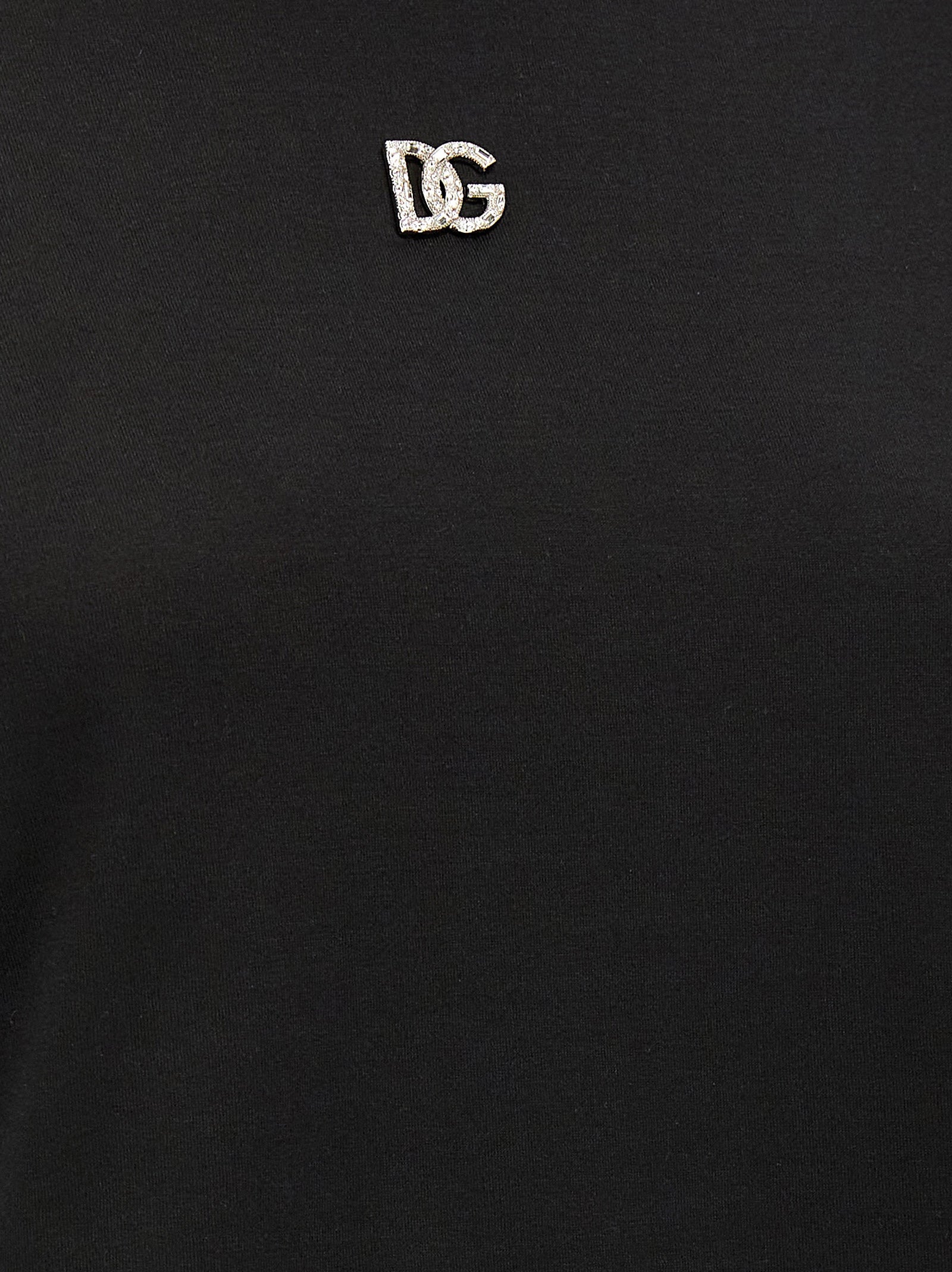 Dolce &amp; Gabbana Dolce &amp; Gabbana Rhinestone Logo T-shirt