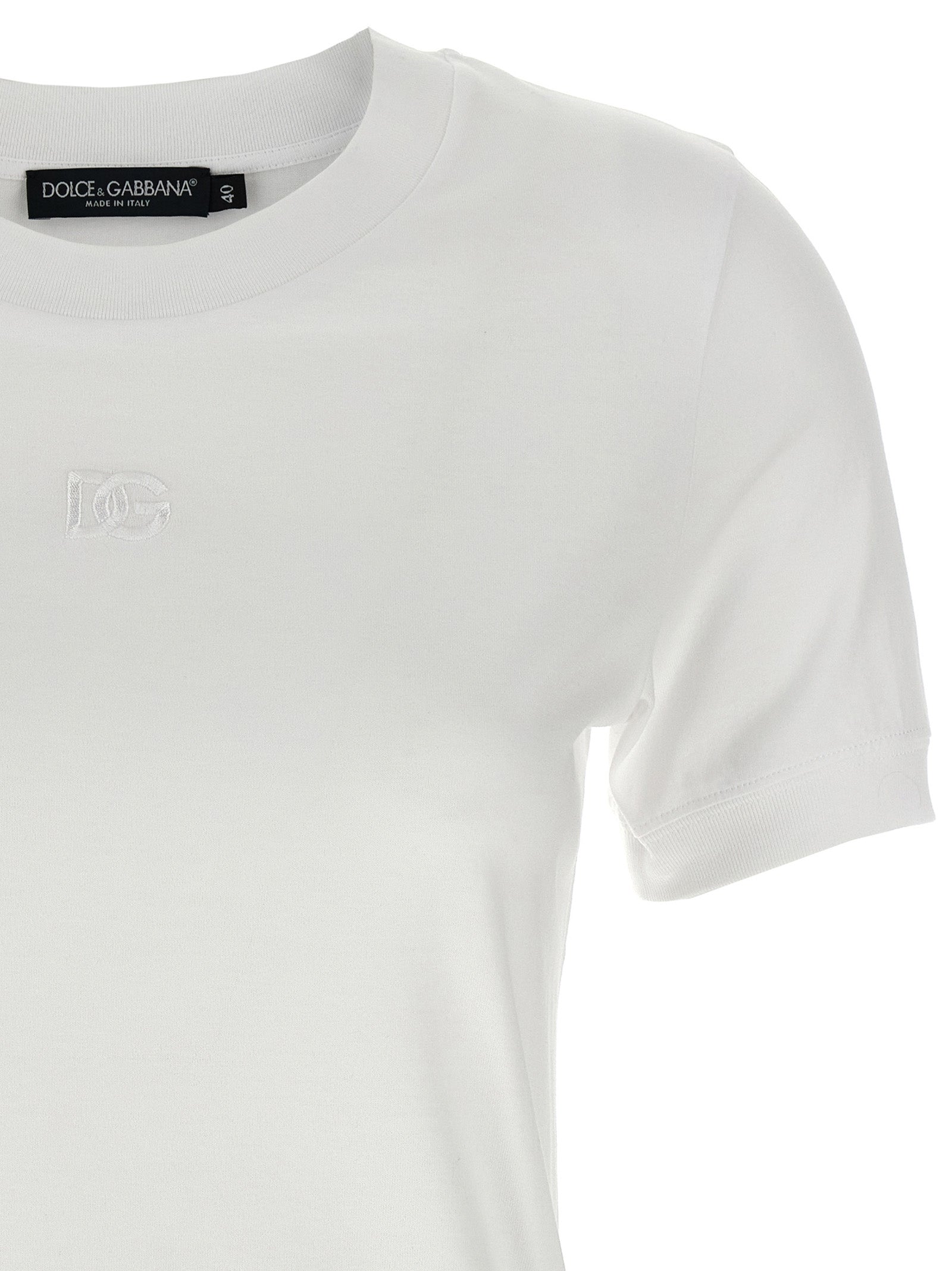 Dolce &amp; Gabbana Dolce &amp; Gabbana Logo Embroidery T-shirt