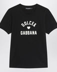 Dolce & Gabbana Dolce & Gabbana Dolce&Gabbana Black cotton logo T-shirt